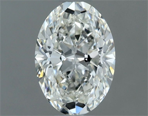 Picture of Natural Diamond 0.55 Carats, Oval with  Cut, H Color, VVS1 Clarity and Certified by IGI