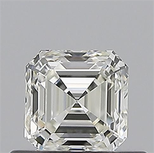 Picture of Natural Diamond 0.50 Carats, Asscher with  Cut, J Color, VVS2 Clarity and Certified by GIA