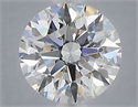 Lab Grown Diamond 1.55 Carats, Round with Ideal Cut, E Color, VS1 Clarity and Certified by IGI