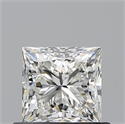 Diamante Natural 0.62 quilates, Princesa , Color I, claridad VVS2 y certificado GIA