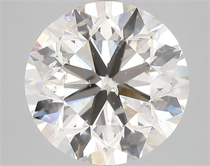 Picture of Natural Diamond 5.01 Carats, Round with Very Good Cut, L Color, SI2 Clarity and Certified by GIA