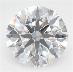 Picture of Lab Grown Diamond 4.62 Carats, Round with Excellent Cut, D Color, VVS1 Clarity and Certified by GIA