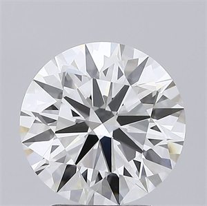 Picture of Lab Grown Diamond 3.05 Carats, Round with Ideal Cut, G Color, VVS2 Clarity and Certified by IGI
