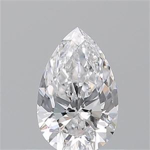 Picture of Natural Diamond 0.50 Carats, Pear with  Cut, D Color, VS1 Clarity and Certified by GIA