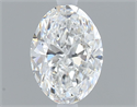 Diamante Natural 0.40 quilates, Ovalado , Color F, claridad VVS2 y certificado GIA