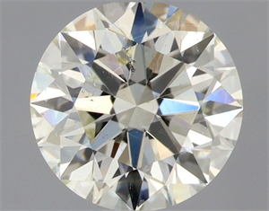 Picture of Natural Diamond 0.80 Carats, Round with Excellent Cut, L Color, SI2 Clarity and Certified by GIA