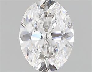 Picture of Natural Diamond 0.70 Carats, Oval with  Cut, D Color, VS2 Clarity and Certified by GIA