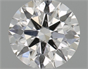 Natural Diamond 0.46 Carats, Round with Excellent Cut, I Color, SI2 Clarity and Certified by GIA
