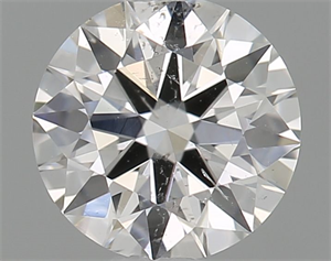 Picture of Natural Diamond 0.46 Carats, Round with Excellent Cut, I Color, SI2 Clarity and Certified by GIA
