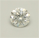 Natural Diamond 0.70 Carats, Round with Very Good Cut, I Color, SI2 Clarity and Certified by GIA