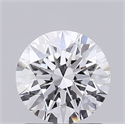 Lab Grown Diamond 1.06 Carats, Round with Excellent Cut, D Color, VVS2 Clarity and Certified by IGI
