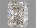 Natural Diamond 0.70 Carats, Radiant with  Cut, I Color, VVS2 Clarity and Certified by GIA
