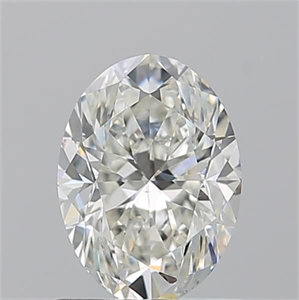 Picture of Natural Diamond 1.01 Carats, Oval with  Cut, I Color, VS2 Clarity and Certified by GIA