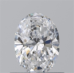 Picture of Natural Diamond 0.50 Carats, Oval with  Cut, D Color, SI2 Clarity and Certified by GIA