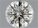 Natural Diamond 1.21 Carats, Round with Excellent Cut, K Color, VVS1 Clarity and Certified by IGI