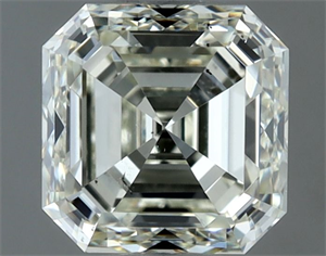 Picture of Natural Diamond 1.00 Carats, Asscher with  Cut, K Color, SI1 Clarity and Certified by IGI