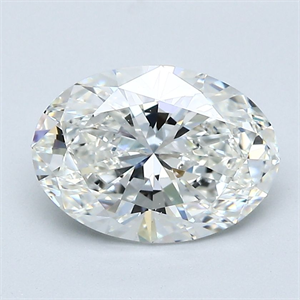 Picture of Natural Diamond 2.20 Carats, Oval with  Cut, G Color, VS2 Clarity and Certified by GIA