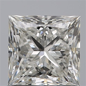 Picture of Natural Diamond 1.01 Carats, Princess with  Cut, H Color, VVS1 Clarity and Certified by GIA