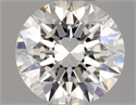 Natural Diamond 0.40 Carats, Round with Excellent Cut, G Color, SI2 Clarity and Certified by GIA