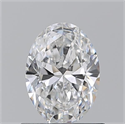 Diamante Natural 0.76 quilates, Ovalado , Color E, claridad VS2 y certificado GIA