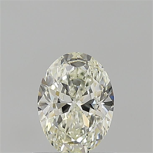 Picture of Natural Diamond 0.61 Carats, Oval with  Cut, K Color, IF Clarity and Certified by GIA