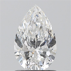 Picture of Natural Diamond 1.00 Carats, Pear with  Cut, E Color, SI2 Clarity and Certified by GIA