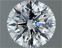 Natural Diamond 1.30 Carats, Round with Excellent Cut, G Color, I1 Clarity and Certified by GIA