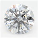 Lab Grown Diamond 3.55 Carats, Round with Ideal Cut, D Color, IF Clarity and Certified by IGI