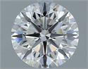 Lab Grown Diamond 1.03 Carats, Round with Excellent Cut, D Color, VVS1 Clarity and Certified by IGI