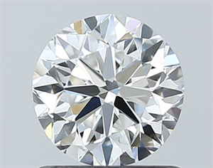 Foto Diamante Natural 0.90 quilates, Redondo , Color F, claridad VS1 y certificado GIA de