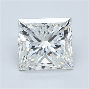 Foto Diamante Natural 1.51 quilates, Princesa , Color H, claridad VVS2 y certificado GIA de