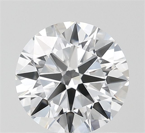Picture of Lab Grown Diamond 1.00 Carats, Round with Ideal Cut, D Color, VVS2 Clarity and Certified by IGI