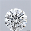 Lab Grown Diamond 1.54 Carats, Round with Ideal Cut, F Color, VVS2 Clarity and Certified by IGI
