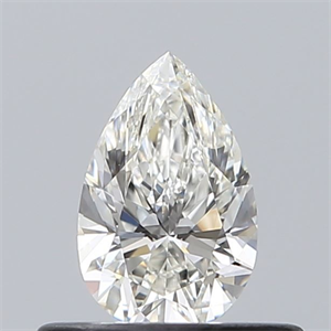 Picture of Natural Diamond 0.40 Carats, Pear with  Cut, H Color, VS2 Clarity and Certified by GIA