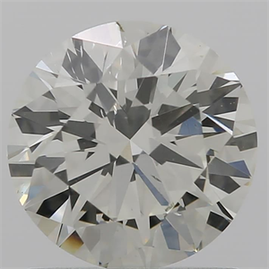 Picture of Natural Diamond 1.02 Carats, Round with Excellent Cut, L Color, SI1 Clarity and Certified by IGI