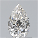 Natural Diamond 0.60 Carats, Pear with  Cut, G Color, VS1 Clarity and Certified by GIA
