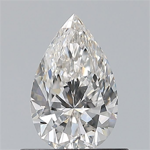 Foto Diamante Natural 0.60 quilates, De pera , Color G, claridad VS1 y certificado GIA de