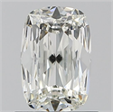 Natural Diamond 0.70 Carats, Cushion with  Cut, I Color, VS2 Clarity and Certified by GIA