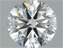 Natural Diamond 1.61 Carats, Round with Excellent Cut, E Color, VVS1 Clarity and Certified by GIA