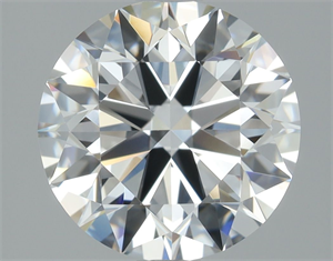 Picture of Natural Diamond 1.61 Carats, Round with Excellent Cut, E Color, VVS1 Clarity and Certified by GIA