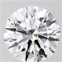 Lab Grown Diamond 3.06 Carats, Round with Ideal Cut, D Color, VVS2 Clarity and Certified by IGI