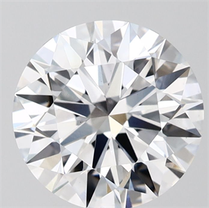 Picture of Lab Grown Diamond 3.06 Carats, Round with Ideal Cut, D Color, VVS2 Clarity and Certified by IGI