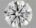 Lab Grown Diamond 2.52 Carats, Round with Excellent Cut, E Color, VVS2 Clarity and Certified by IGI