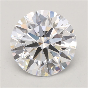 Picture of Lab Grown Diamond 1.16 Carats, Round with Ideal Cut, D Color, VVS2 Clarity and Certified by IGI