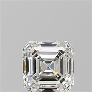 Foto Diamante Natural 0.92 quilates, Asscher , Color H, claridad VVS1 y certificado GIA de