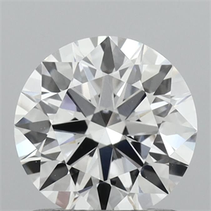 Picture of Lab Grown Diamond 1.01 Carats, Round with Ideal Cut, D Color, VVS2 Clarity and Certified by IGI