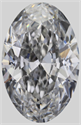 Natural Diamond 0.50 Carats, Oval with  Cut, E Color, VVS1 Clarity and Certified by GIA