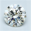 Diamante Natural 1.50 quilates, Redondo , Color J, claridad SI1 y certificado GIA