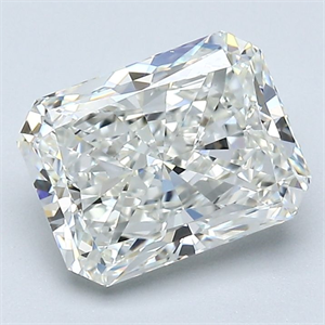 Foto Diamante Natural 2.01 quilates, Radiante , Color H, claridad VS2 y certificado GIA de