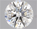 Diamante Natural 1.54 quilates, Redondo , Color F, claridad VVS2 y certificado GIA